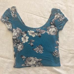 Flower crop top